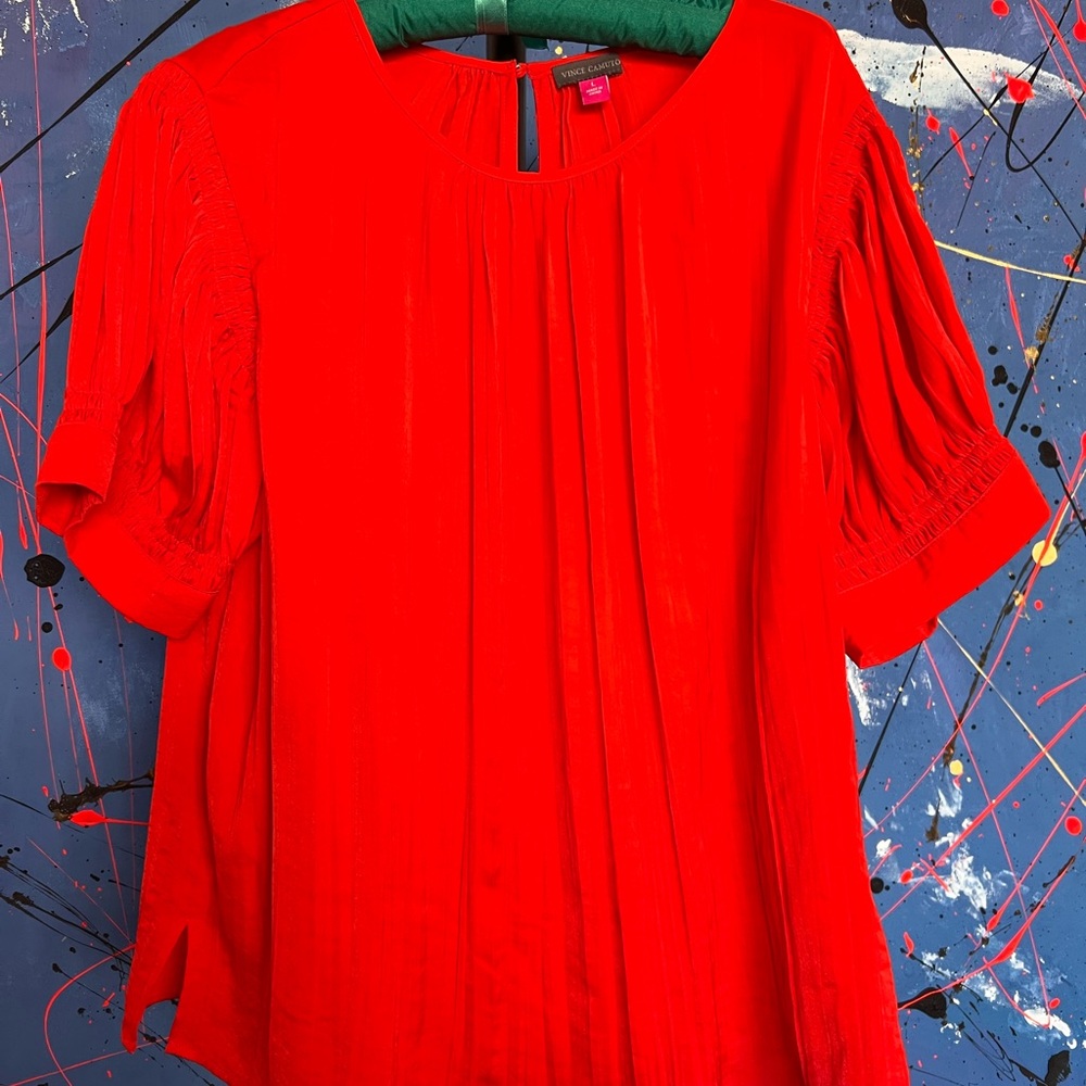 Vince Camuto Red Blouse